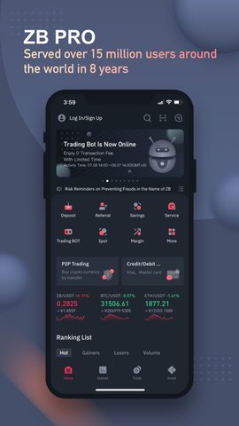 ZB中币App下载 1.4.0.1581 安卓版